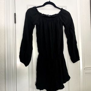 Brandy Melville Black off the shoulder romper
